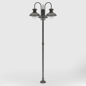 Stalp exterior IP44 realizat manual din alama Amalfi