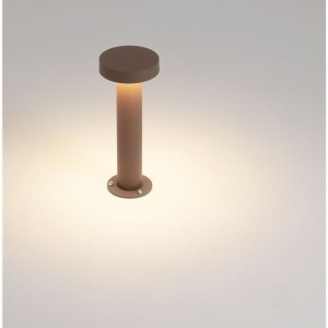Stalp exterior IP65 LED 3000K GONG corten H-30cm - Img 6
