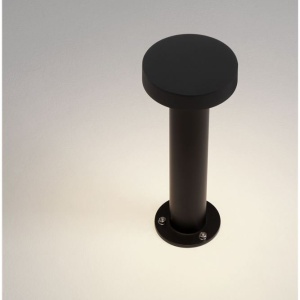 Stalp exterior IP65 LED 3000K GONG negru H-30cm - Img 4