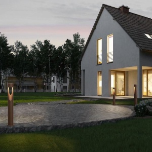 Stalp exterior IP65 LED ROW corten H-60cm - Img 4