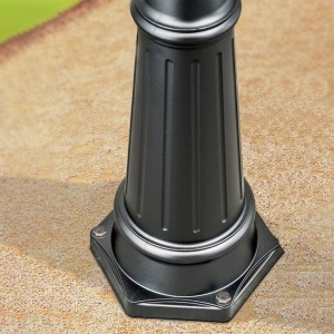 Stalp exterior stil clasic IP43 H250cm Reika negru AL 11-1174/1 schwarz OR - Img 6