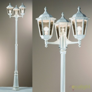 Stalp exterior stil clasic IP43 H255 Puchberg AL 11K/82579 weiß-gold/rauch OR 54391 universul-luminii.ro