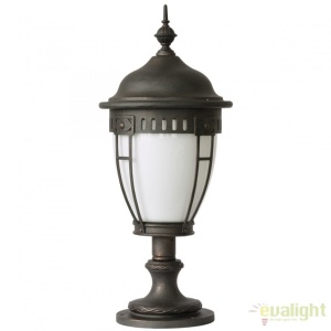 Stalp iluminat exterior din fier forjat, inaltime 60cm, AL 6613
