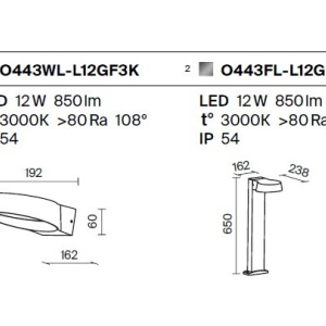 Stalp iluminat exterior IP54 Share H-65cm 226861 universul-luminii.ro