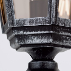 Stalp iluminat exterior stil clasic IP43 H52 Hermine AL 11K/82513/A schwarz-silber OR 67871 universul-luminii.ro