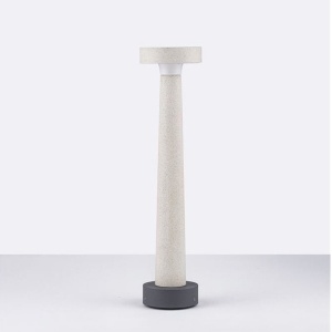 Stalp LED din ciment pentru exterior IP65 Cram White H-50cm 250691 universul-luminii.ro