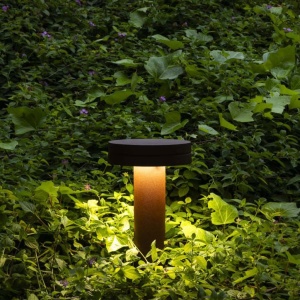 Stalp LED iluminat exterior IP65 ESPO H-35cm maro rustic - Img 2