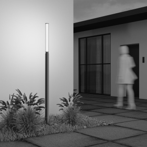 Stalp LED iluminat exterior IP65 Lit maro H-198,5cm 146071 universul-luminii.ro