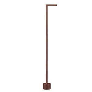 Stalp LED iluminat exterior modern IP65 PIPE H-90cm maro corten