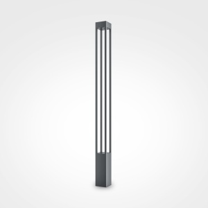 Stalp LED mediu pentru iluminat exterior IP65 Elbe grafit H-150cm