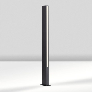 Stalp negru de exterior LED IP65 Stor H-100cm 251321 universul-luminii.ro