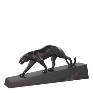 Statueta/ Obiect decorativ din marmura si bronz Pantherae 112461 HZ