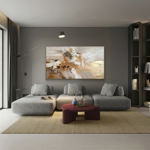 Tablou de perete pictura acrilica Sahara 100x180cm - Img 2
