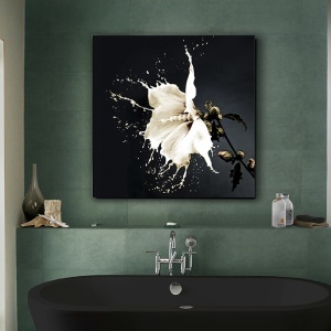 Tablou decorativ, imagine imprimata pe sticla calita Splash 100x100cm SV-719360 - Img 3