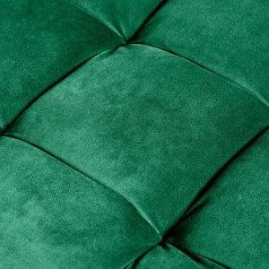 Taburete elegant Cozy Velvet 80cm, catifea verde smarald - Img 5