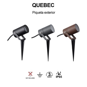 Tarus cu Proiector GU10 IP65 QUEBEC corten - Img 5