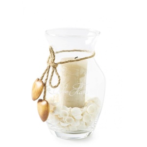 Vaza decorativa din sticla Les Jolie Fleurs 306620RM