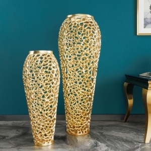 Vaza, Vas decorativ realizat manual Abstract Leaf 65cm - Img 5