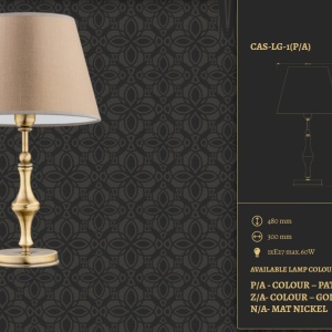 Veioza design clasic realizata manual CASAMIA - Img 2