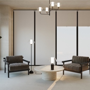 Veioza design modern decorativ Memory negru 145121 universul-luminii.ro