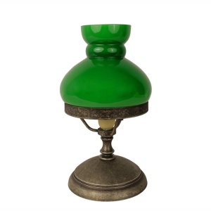 Veioza din alama stil nautic clasic Belle Epoque verde