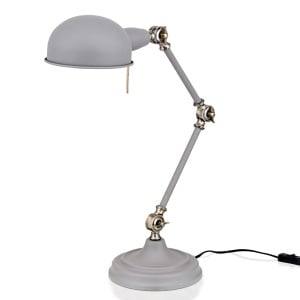 Veioza / Lampa de birou ajustabila stil retro Kermit gri 99321 universul-luminii.ro