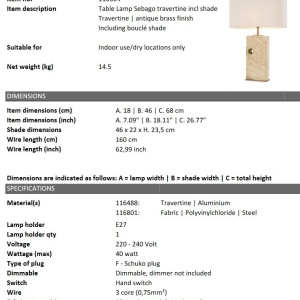 Veioza, Lampa de masa decorativa design LUX Sebago 115781 universul-luminii.ro