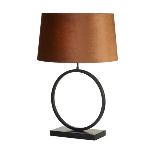 Veioza/Lampa de masa decorativa Elegant negru/orange - Img 3