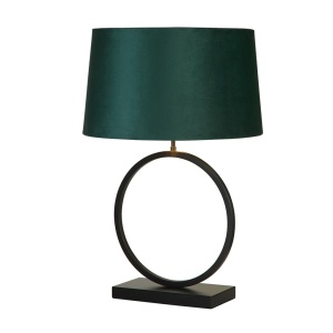 Veioza/Lampa de masa decorativa Elegant negru/verde