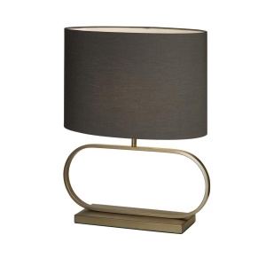 Veioza/Lampa de masa decorativa Sleek bronz/gri