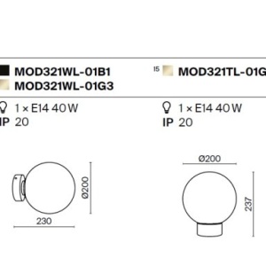 Veioza/Lampa de masa design decorativ Basic alb/auriu 227601 universul-luminii.ro