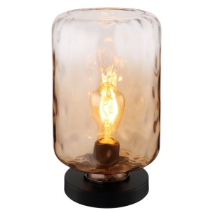 Veioza/Lampa de masa design decorativ DARINA chihlimbar