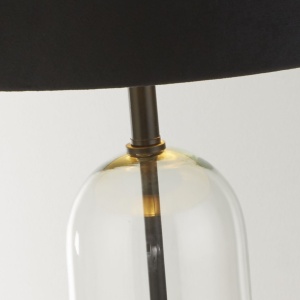 Veioza/Lampa de masa design decorativ Oxford negru 139851 universul-luminii.ro