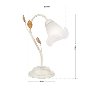 Veioza/Lampa de masa design elegant SISI ivory-gold 235291 universul-luminii.ro