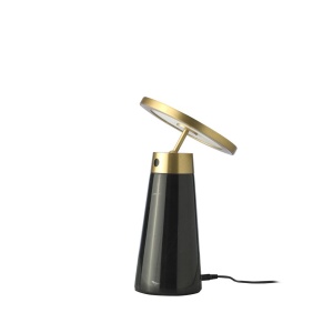 Veioza, Lampa de masa design LUX LED dimabil Marquina marble black 116821 universul-luminii.ro