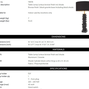 Veioza, Lampa de masa design LUX Lorieux 222991 universul-luminii.ro