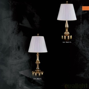 Veioza, lampa de masa design LUX TRACY TL 54041 universul-luminii.ro