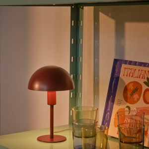 Veioza, lampa de masa design minimalist scandinav Ellen Mini Bordeaux 167511 universul-luminii.ro