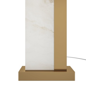 Veioza, lampa de masa design modern Bianco alama, alb 45cm 119201 universul-luminii.ro