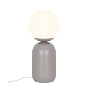 Veioza, lampa de masa design modern Notti maro deschis - Img 2