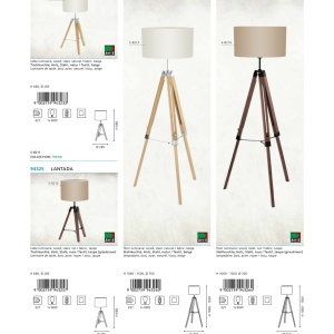 Veioza, lampa de masa industrial style, LANTADA 94323 EL 180851 universul-luminii.ro