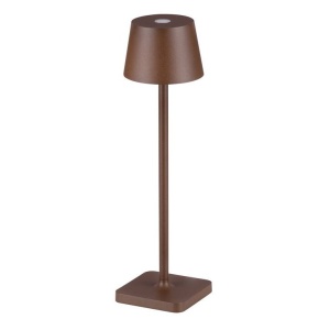 Veioza/Lampa de masa LED portabila exterior IP54 DECK maro