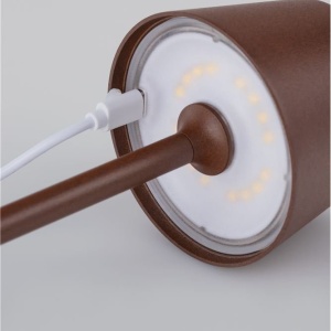 Veioza/Lampa de masa LED portabila exterior IP54 DECK maro 238411 universul-luminii.ro