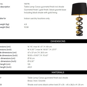 Veioza, Lampa de masa LUX Canzo 230461 universul-luminii.ro