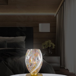 Veioza, Lampa de masa moderna design italian 10034 multicolor 107421 universul-luminii.ro
