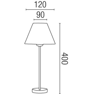 Veioza, lampa de masa Nidia 68423 51341 universul-luminii.ro