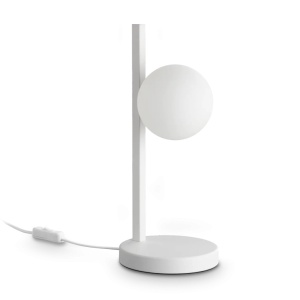 Veioza/Lampa de masa stil minimalist BINOMIO TL1 BIANCO