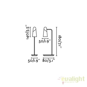 Veioza LED design modern minimalist LAO 29047 negru 43141 universul-luminii.ro
