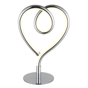 Veioza LED Lampa camera copii metal crom AMORE 250551 universul-luminii.ro