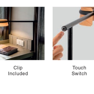 Veioza LED / Lampa de masa dimabila design deosebit LOOP frasin 29398 88821 universul-luminii.ro